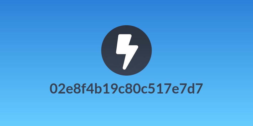 02e8f4b19c80c517e7d7