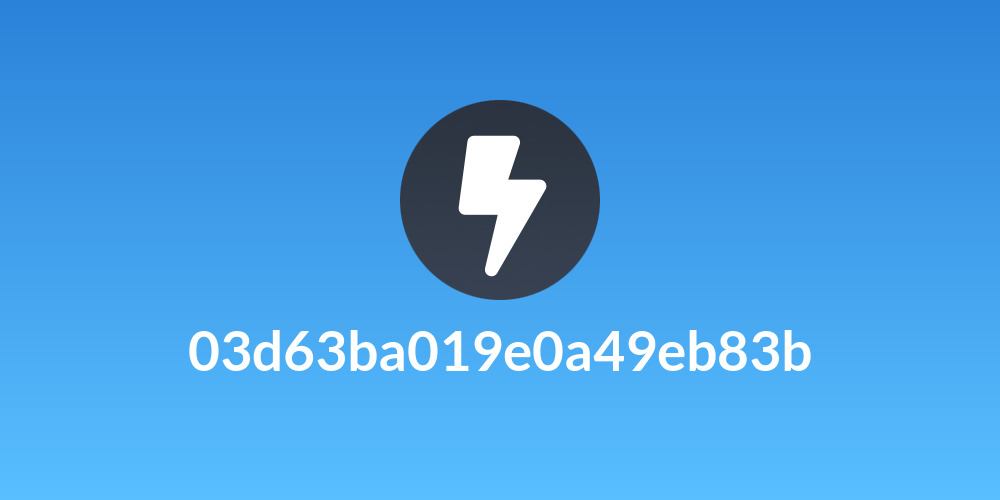03d63ba019e0a49eb83b