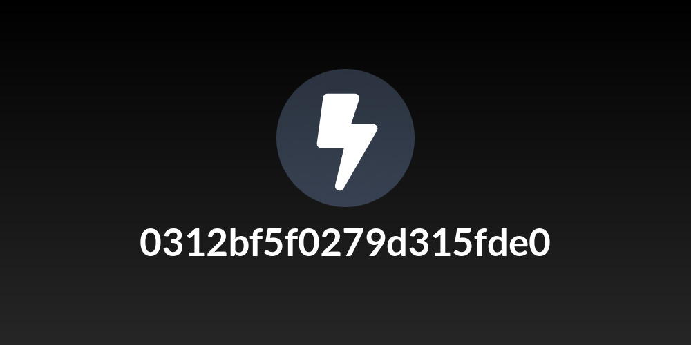 0312bf5f0279d315fde0