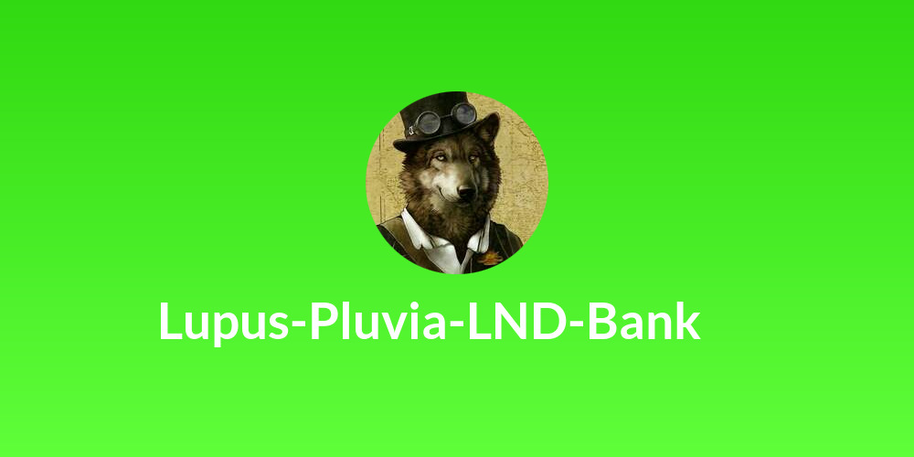 Lupus-Pluvia-LND-Bank🐾🐺