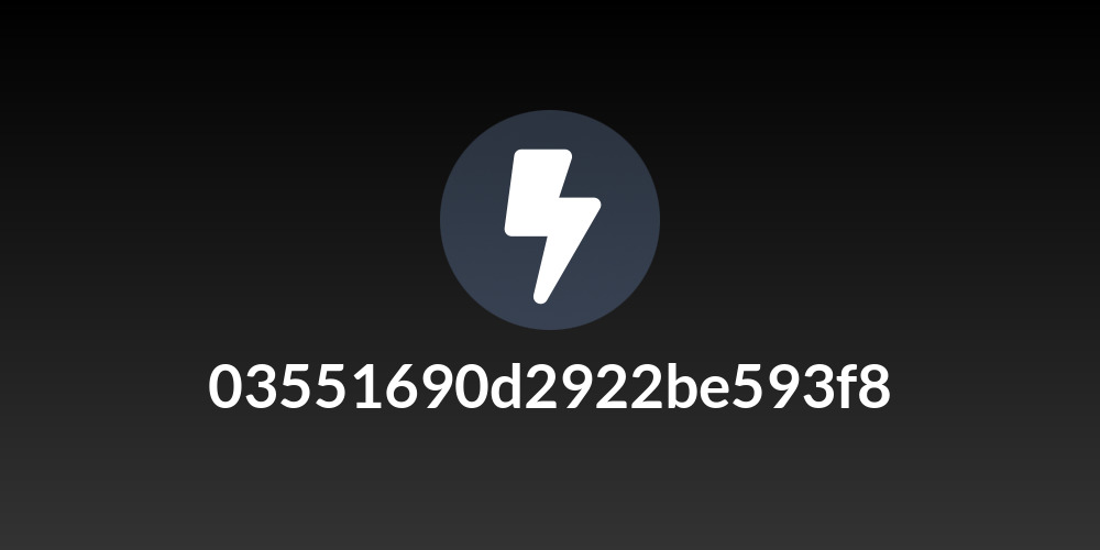 03551690d2922be593f8