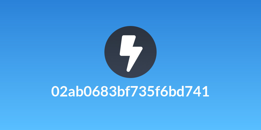 02ab0683bf735f6bd741