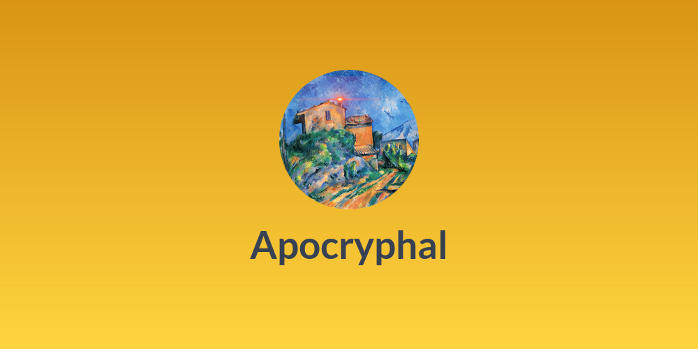Apocryphal