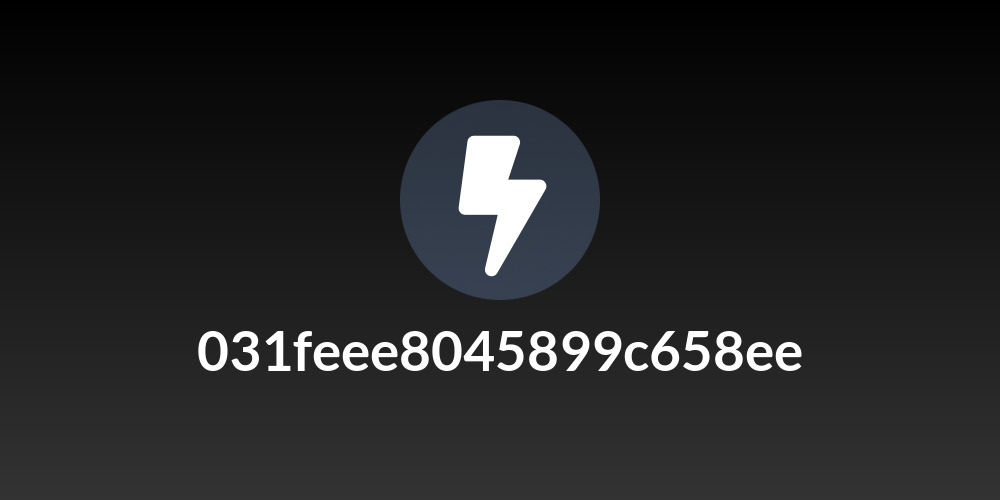 031feee8045899c658ee