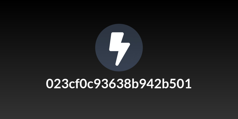 023cf0c93638b942b501