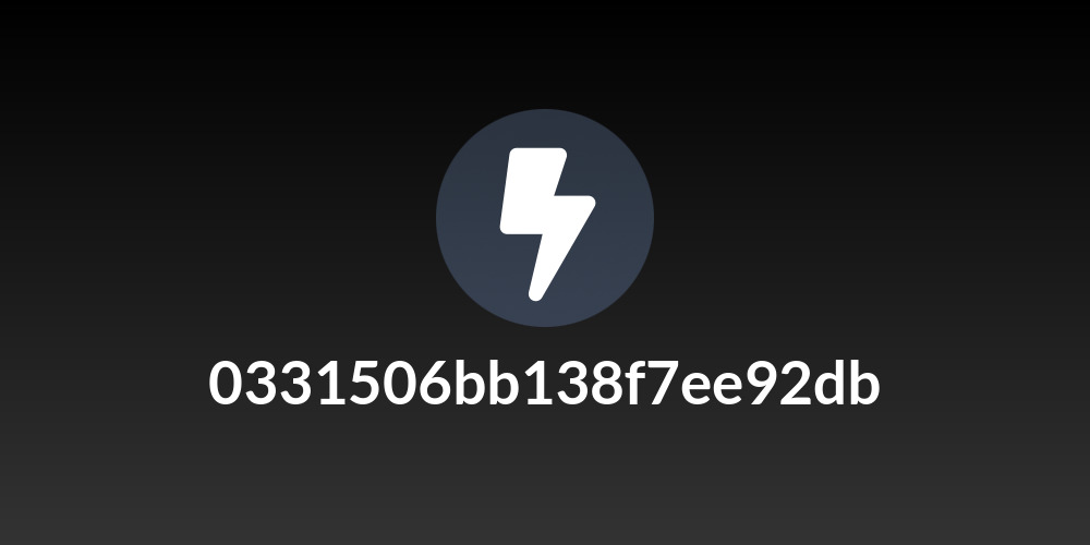 0331506bb138f7ee92db