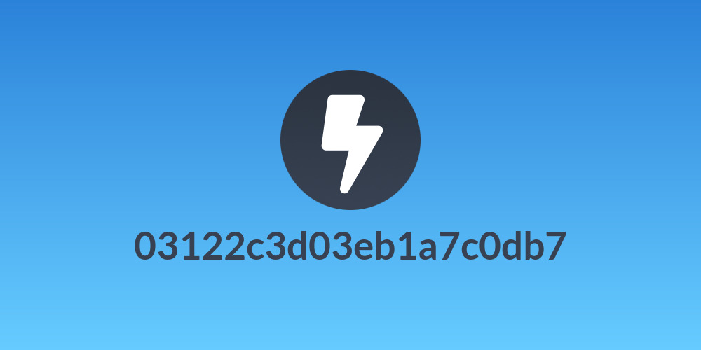 03122c3d03eb1a7c0db7