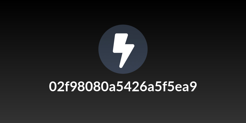 02f98080a5426a5f5ea9