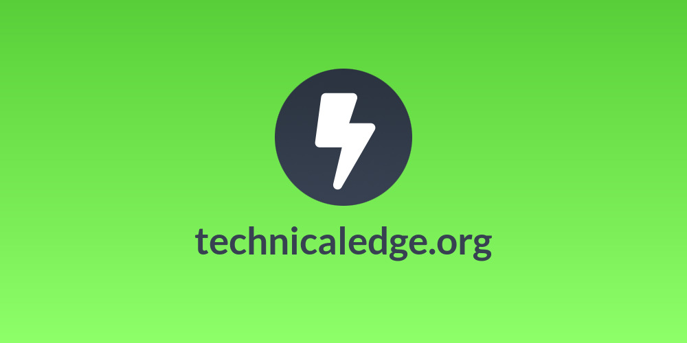 technicaledge.org